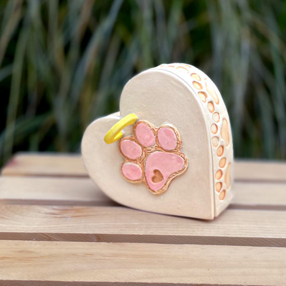Pet Paw Print Urn
